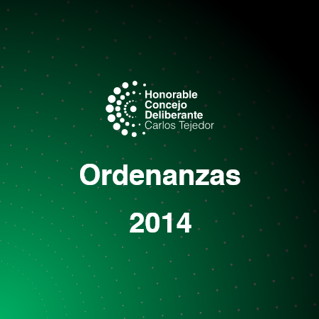 2355-2014 Establezcase en el ambito del distrito de Carlos Tejedor el regimen de presupuesto participativo – Diciembre